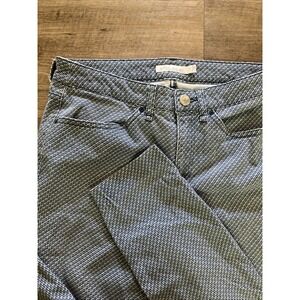 Peter Millar Womens Golf Pants Blue‎ Geometric Cotton Modal Polyester Sz 2